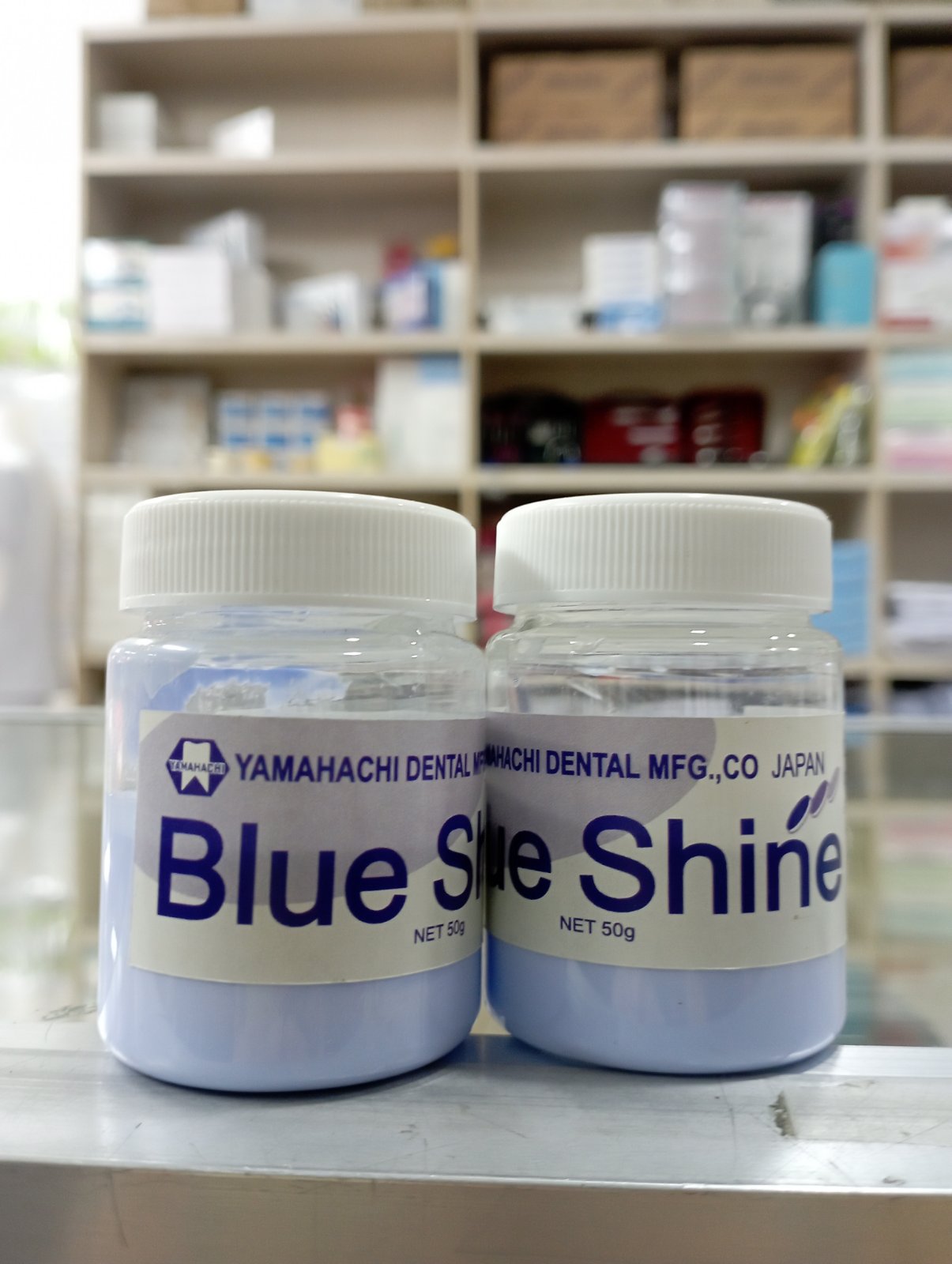 Blue shine